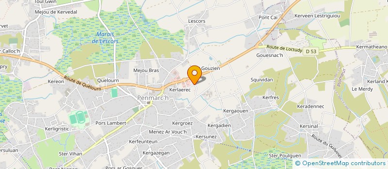 localisation de l'entreprise NOAMARCO  PENMARCH