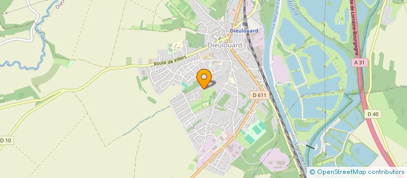 localisation de l'entreprise NOAN ELEC  DIEULOUARD