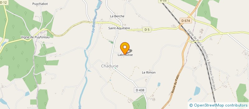 localisation de l'entreprise NOANOUK à CHADURIE