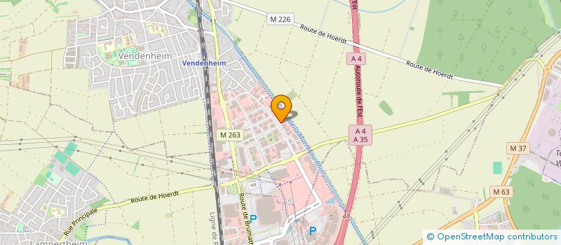 localisation de l'entreprise NOARED à VENDENHEIM