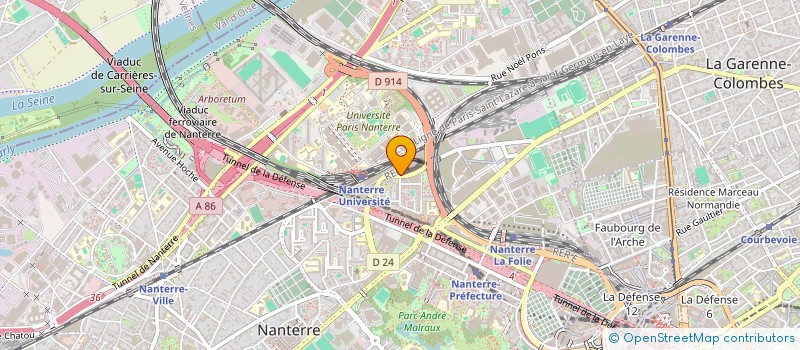 localisation de l'entreprise NOARYA FOOD  NANTERRE