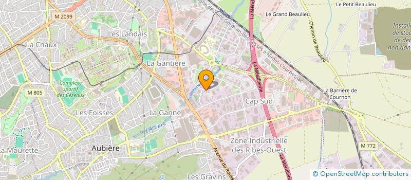 localisation de l'entreprise NOASIS  YSSAC-LA-TOURETTE