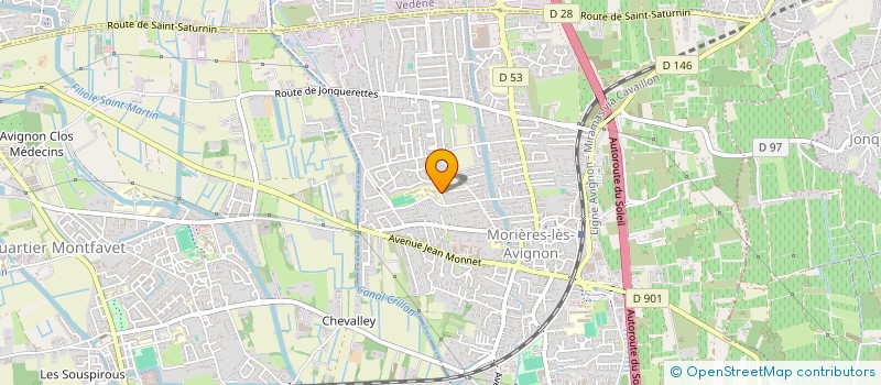 localisation de l'entreprise NOATINE  JONQUERETTES