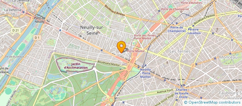 localisation de l'entreprise NOAVA ESTHETIQUE à NEUILLY-SUR-SEINE