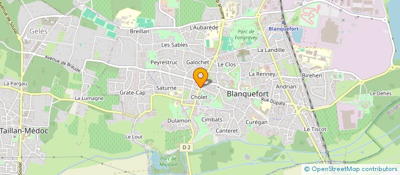 localisation de l'entreprise NOB IMMO  SAINT-MAGNE-DE-CASTILLON