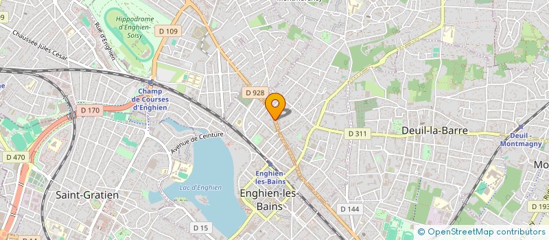 localisation de l'entreprise NOBEL CONSEILS ET ASSURANCES  ENGHIEN-LES-BAINS