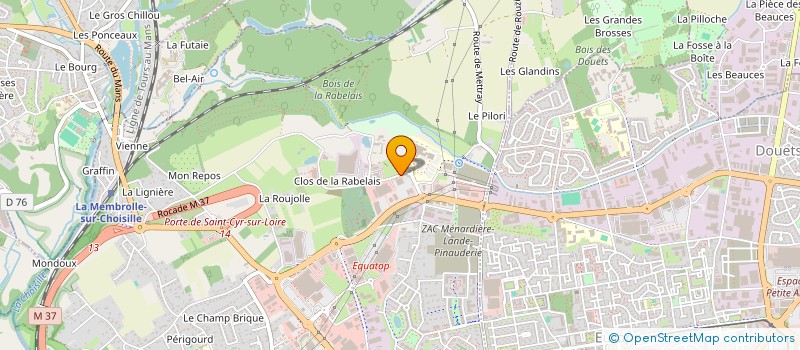 localisation de l'entreprise NOBEL-GENNE  SAINT-CYR-SUR-LOIRE