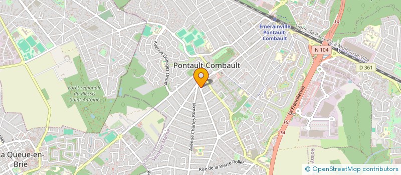 localisation de l'entreprise NOBEL INVESTISSEMENT à PONTAULT-COMBAULT