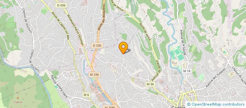 localisation de l'entreprise NOBEVAA à CAGNES-SUR-MER