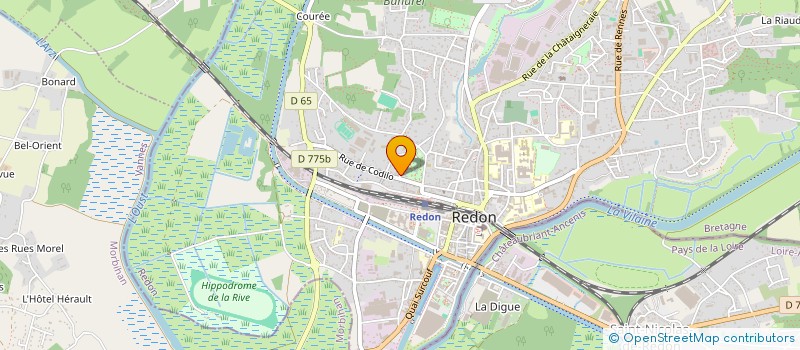 localisation de l'entreprise NOBI DIS  REDON