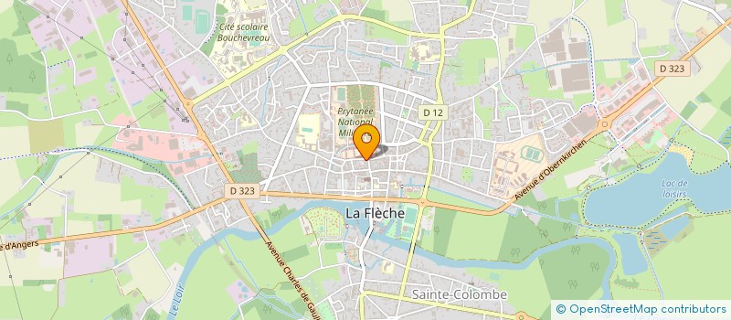 localisation de l'entreprise NOBILET ET FILS  LA FLECHE