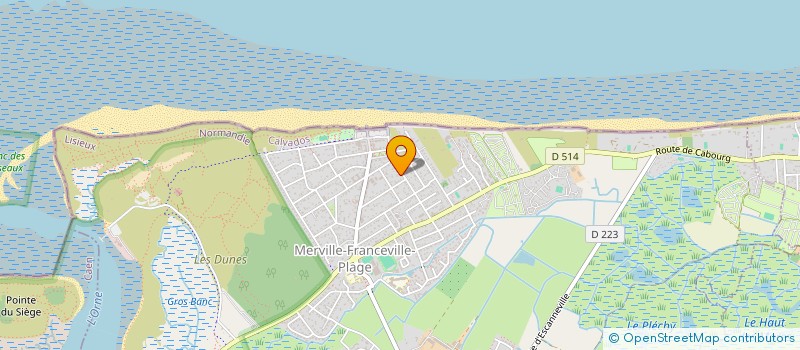 localisation de l'entreprise NOBIMA  MERVILLE-FRANCEVILLE-PLAGE