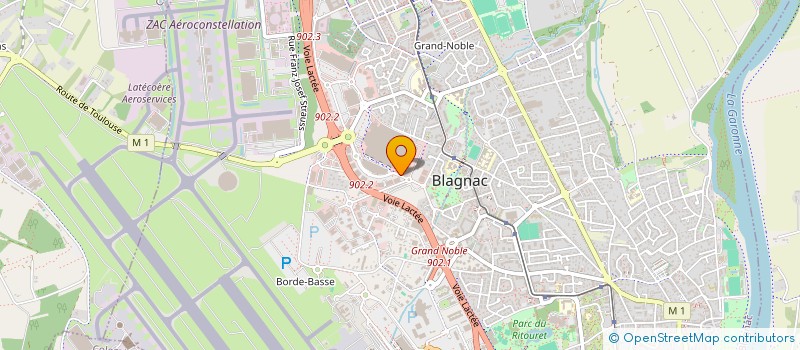 localisation de l'entreprise NOBLADIS à BLAGNAC