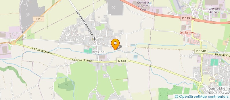 localisation de l'entreprise NOBLE ACIER  BREZINS
