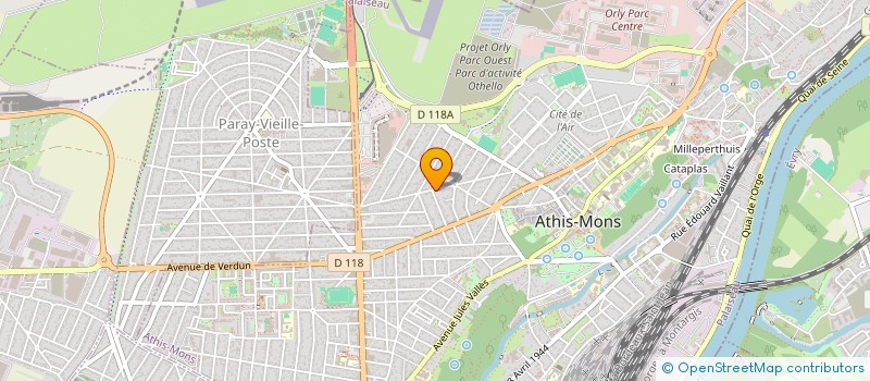 localisation de l'entreprise NOBLE ALLIANCE  ATHIS-MONS