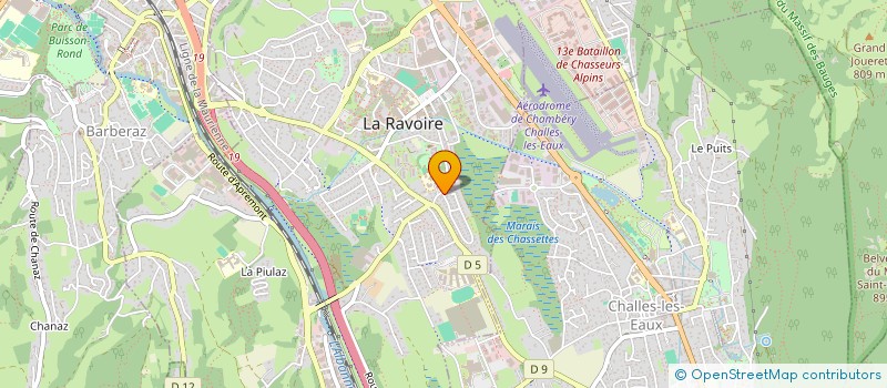 localisation de l'entreprise NOBLE ART 73 à LA RAVOIRE