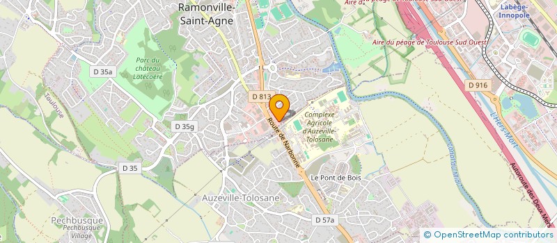 localisation de l'entreprise NOBLE ART RAMONVILLOIS  RAMONVILLE-SAINT-AGNE