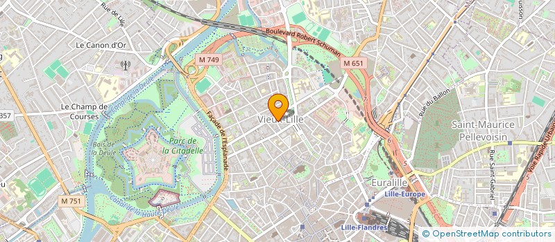 localisation de l'entreprise NOBLE ART VIEUX LILLE  LILLE