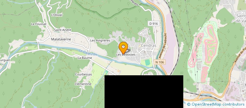 localisation de l'entreprise NOBLE ARTISANS  CENDRAS