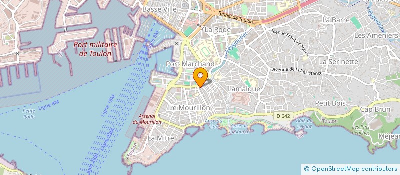 localisation de l'entreprise NOBLE FRERES à TOULON