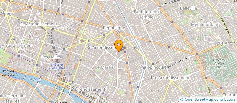 localisation de l'entreprise NOBLESS  PARIS