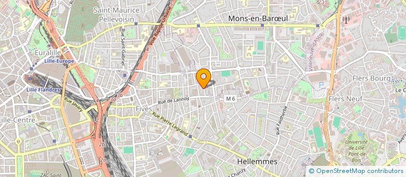 localisation de l'entreprise NOBLET DIFFUSION à LILLE