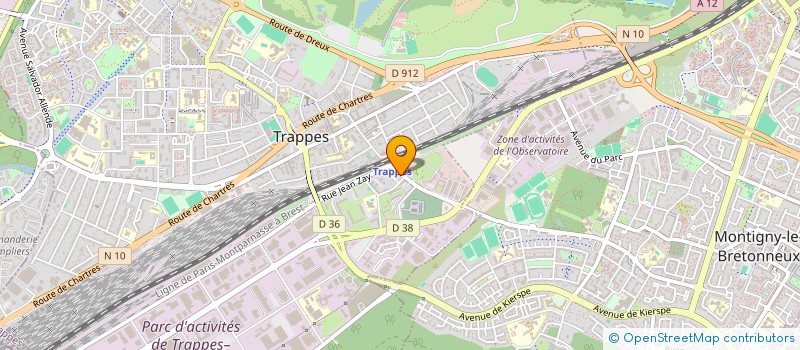 localisation de l'entreprise NOBLET PARIS OUEST à TRAPPES