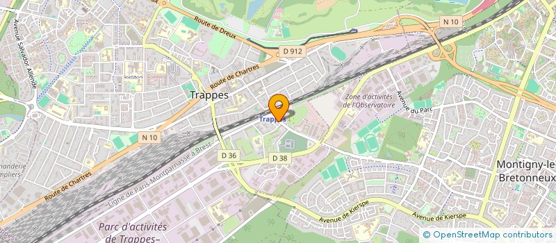 localisation de l'entreprise NOBLET SOLUTIONS  TRAPPES