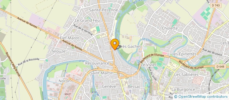 localisation de l'entreprise NOBOUJU INVEST  NIORT