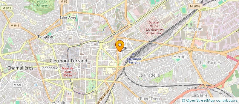 localisation de l'entreprise NOBRAIN STUDIO  CLERMONT-FERRAND