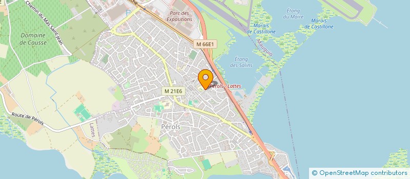 localisation de l'entreprise NOBT BATIMENT  PEROLS