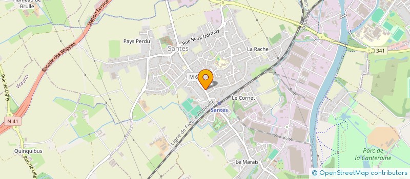 localisation de l'entreprise NOBYH  SANTES