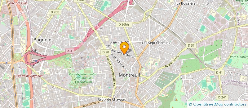 localisation de l'entreprise NOBZ PROD à MONTREUIL