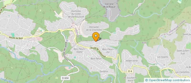 localisation de l'entreprise NOCAESDE  BIOT