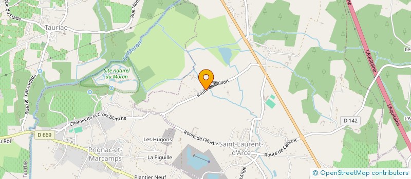 localisation de l'entreprise NOCAFALEEN  SAINT-LAURENT-D'ARCE