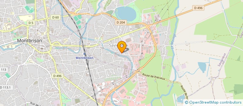 localisation de l'entreprise NOCAM SAS  SAVIGNEUX