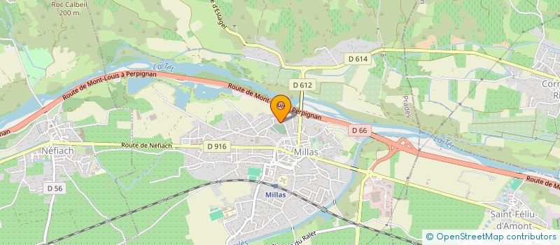 localisation de l'entreprise NOCAR  MILLAS