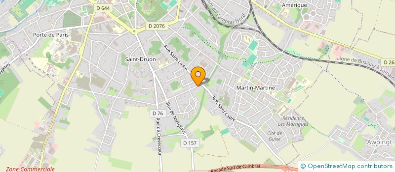 localisation de l'entreprise NOCATRANS à SERANVILLERS-FORENVILLE