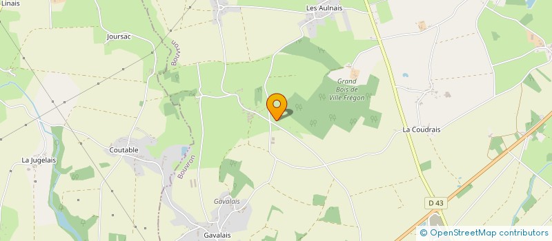 localisation de l'entreprise NOCAUDIE-FRANCOIS  BOUVRON