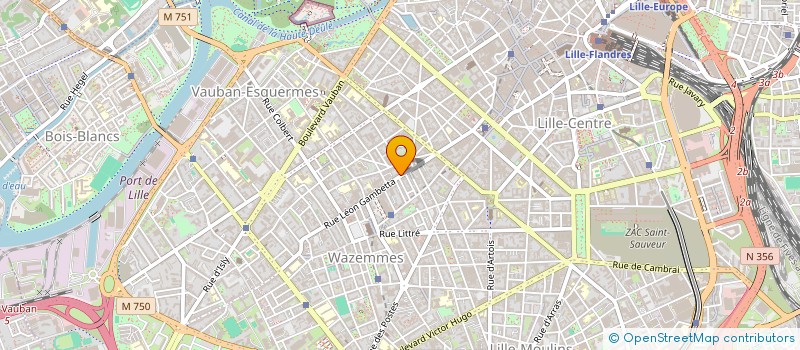 localisation de l'entreprise NOCE CENTRE DE FORMATION  LILLE