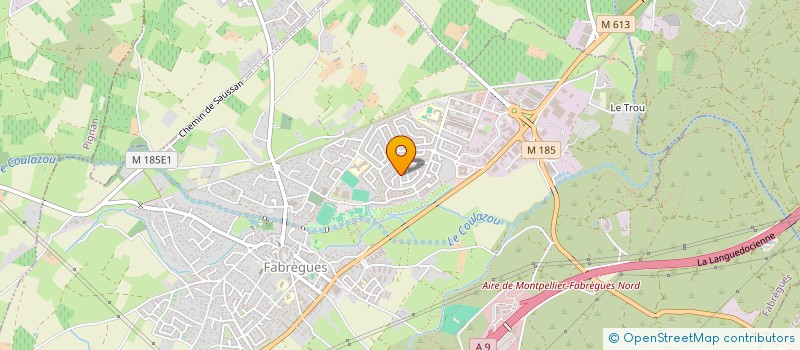 localisation de l'entreprise NOCEA  FABREGUES