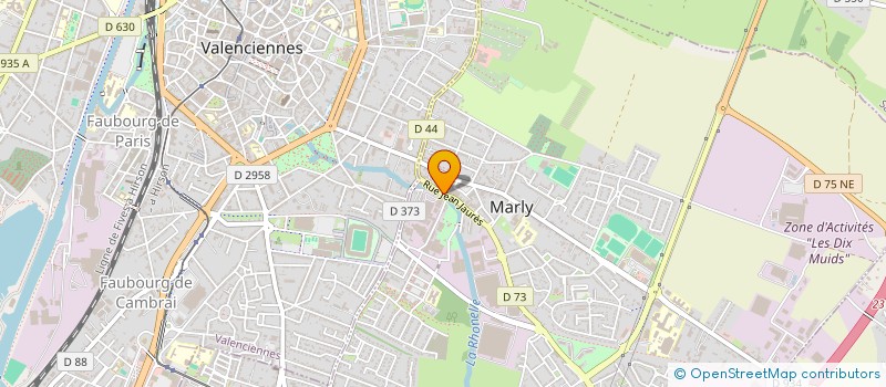 localisation de l'entreprise NOCEA VALESCAUT PROPRETE  VALENCIENNES