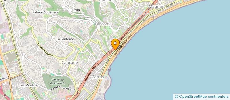 localisation de l'entreprise NOCEHOME  NICE