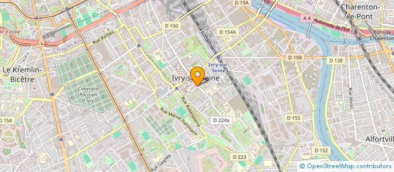 localisation de l'entreprise NOCES D'AILLEURS à IVRY-SUR-SEINE