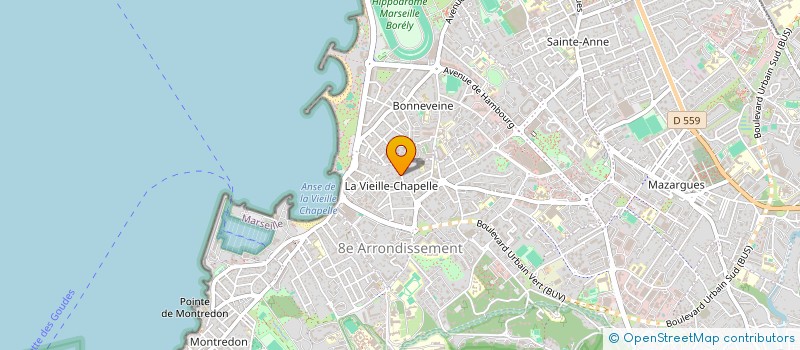 localisation de l'entreprise NOCIBE à MARSEILLE 8EME