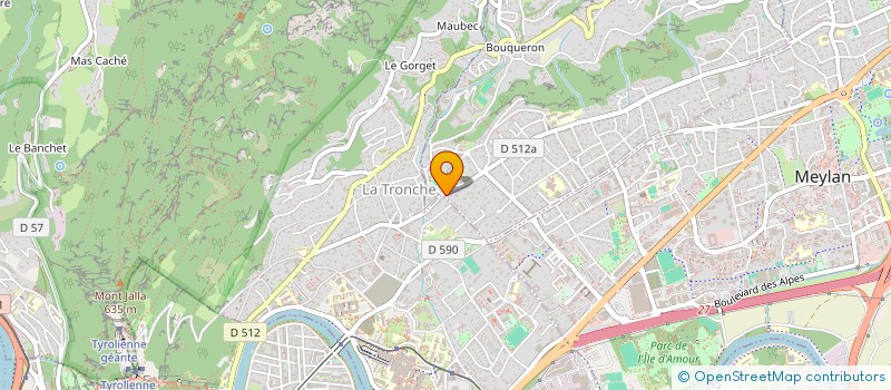 localisation de l'entreprise NOCILO à CORENC