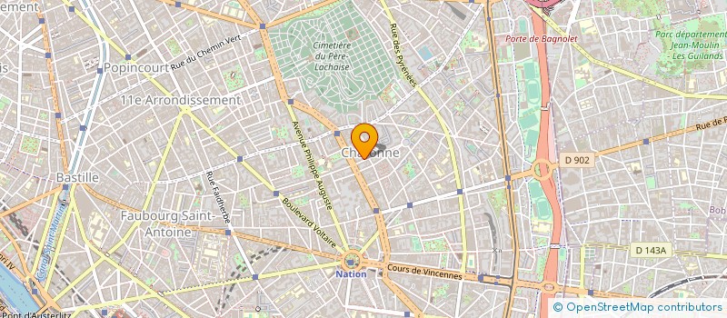 localisation de l'entreprise NOCO à PARIS