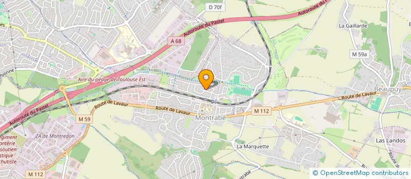 localisation de l'entreprise NOCORE  MONTRABE