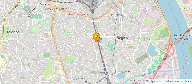 localisation de l'entreprise NOCOS à BEGLES