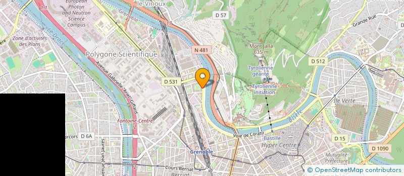 localisation de l'entreprise NOCSTRA à GRENOBLE